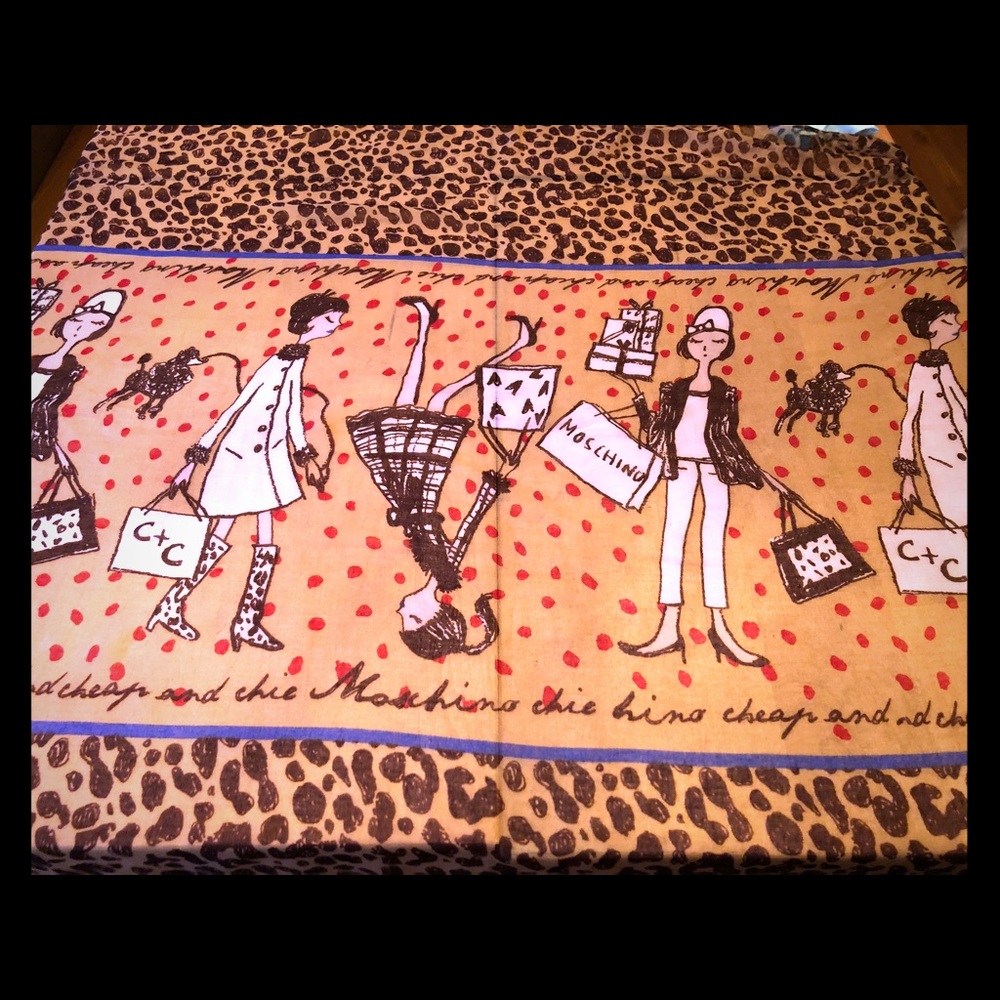 Moschino cheap and chic scarf